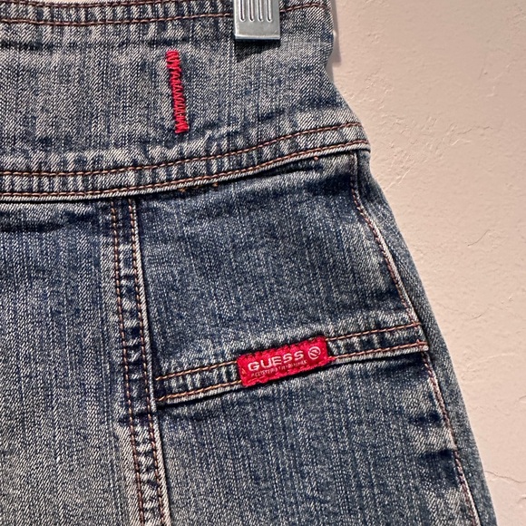 Vtg Y2K Guess Denim Mini Skirt Size 24 - Picture 7 of 8